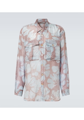 Dries Van Noten Floral silk shirt