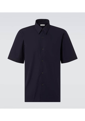 Dries Van Noten Cotton poplin bowling shirt