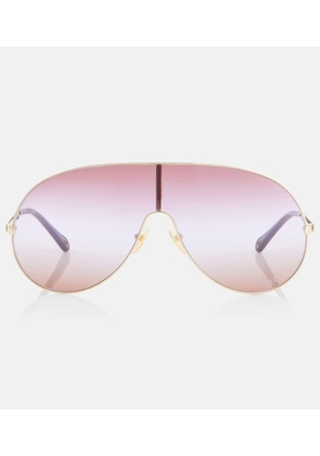 Chloe Aly shield sunglasses