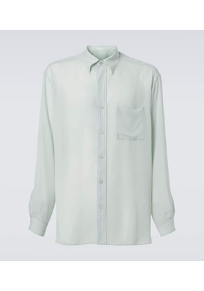 The Row Bresson cupro shirt