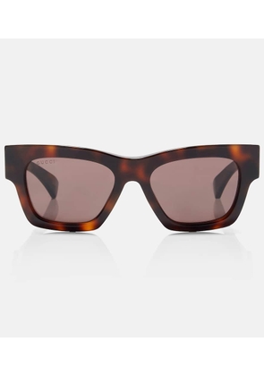 Gucci Lettering square sunglasses
