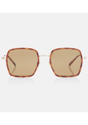 Gucci Logo square sunglasses