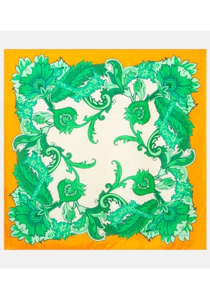 Etro Floral silk scarf