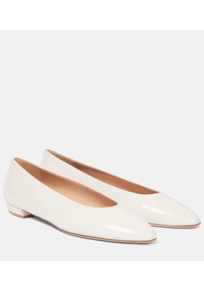 Gianvito Rossi Amelia leather ballet flats