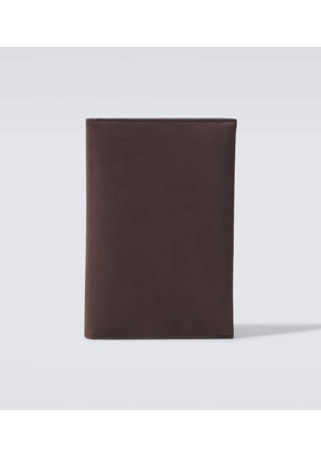 The Row Leather passport holder