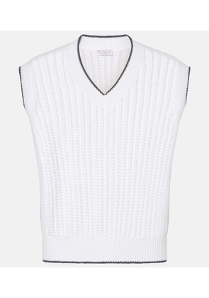 Brunello Cucinelli Cotton sweater vest