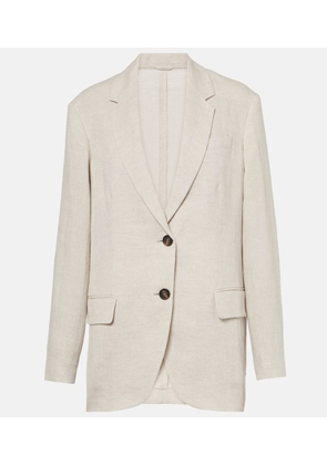 Brunello Cucinelli Linen-blend blazer