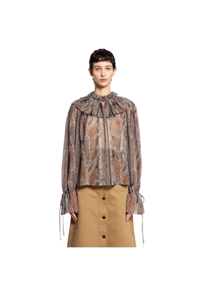 Paisley Blouse in Georgette Cashmere