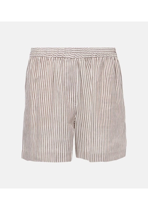 Brunello Cucinelli Linen and silk Bermuda short