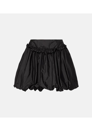 Simone Rocha Gathered taffeta miniskirt