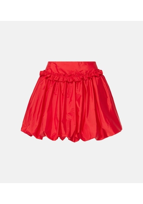 Simone Rocha Gathered taffeta miniskirt