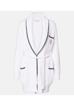 Brunello Cucinelli Ribbed-knit cotton cardigan