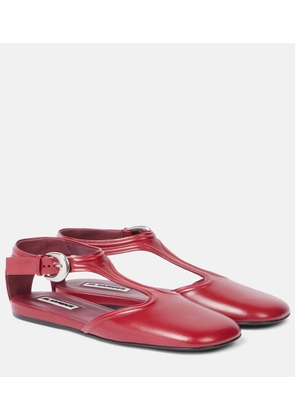 Jil Sander Leather flats