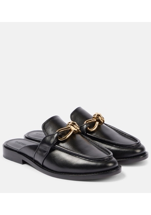 Bottega Veneta Astaire Knot leather mules