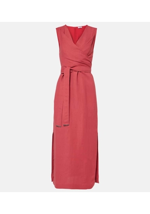 Brunello Cucinelli Gathered midi dress