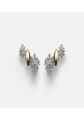 Yeprem Golden Strada 18kt yellow and white gold earrings with diamonds