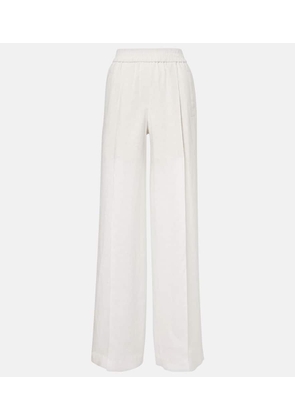 Brunello Cucinelli Linen wide-leg pants