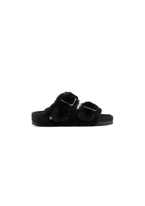 Arizona shearling slides