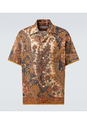 Valentino Paisley linen shirt
