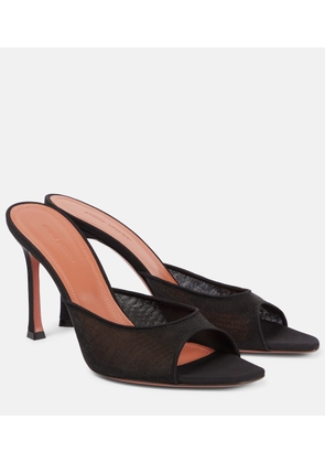 Amina Muaddi Alexa 95 mesh mules