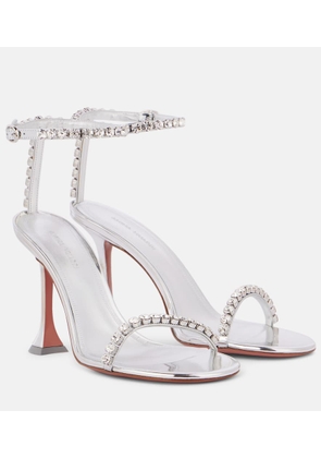Amina Muaddi Gigi 95 embellished leather sandals