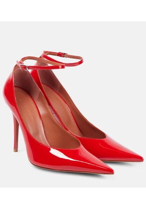 Amina Muaddi Anok 105 patent leather pumps