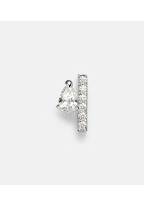 Repossi Serti Sur Vide 18kt white gold single earring with diamonds