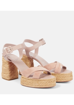 Christian Louboutin Calakala leather espadrille sandals