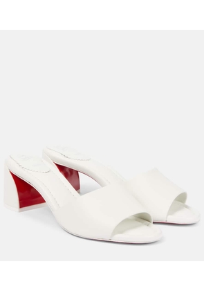 Christian Louboutin Jane 55 leather mules