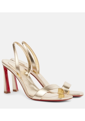Christian Louboutin O Condora 85 metallic leather sandals