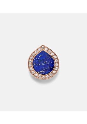 Repossi Antifer 18kt gold single earring with lapis lazuli and diamonds