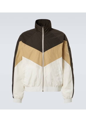 Saint Laurent Teddy chevron bomber jacket