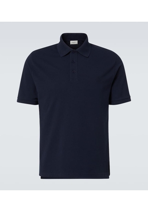 Saint Laurent Cotton-blend polo shirt