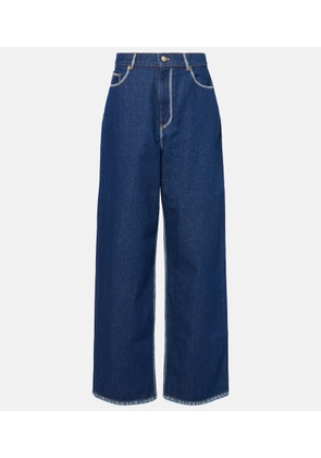 Nina Ricci High-rise wide-leg jeans