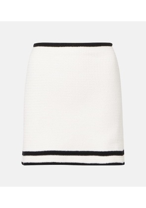 Nina Ricci Cotton-blend tweed miniskirt
