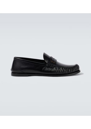 Saint Laurent Laurent leather penny loafers