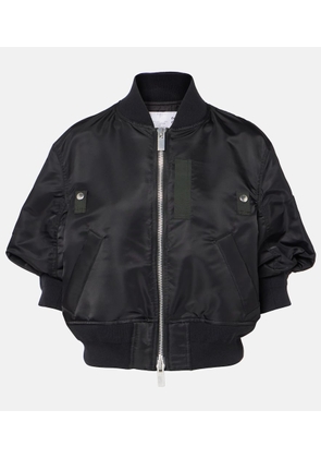 Sacai Technical twill blouson jacket