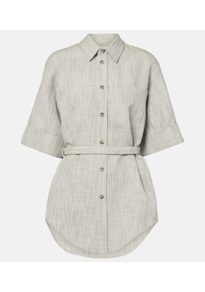Tod's Silk, wool, and cotton shirt