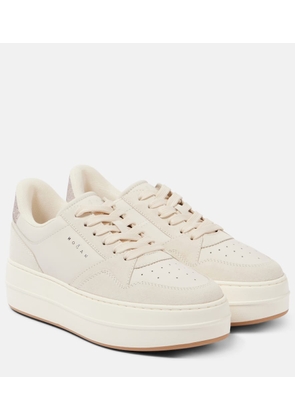 Hogan H670 suede platform sneakers