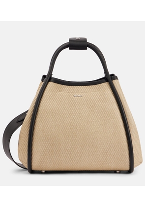 Max Mara Marine Small raffia tote bag