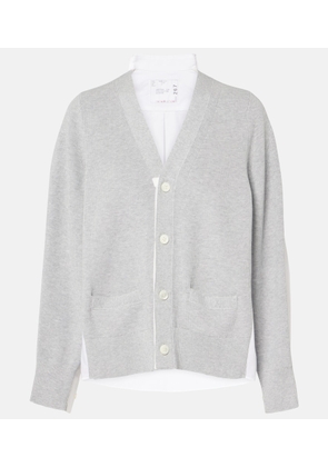 Sacai Striped cardigan