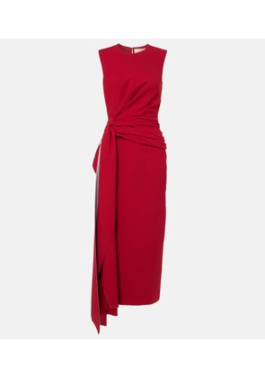 Roksanda Elham draped crepe midi dress