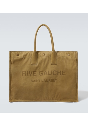 Saint Laurent Rive Gauche Large canvas tote bag