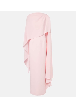 Roksanda Demetria caped crepe maxi dress