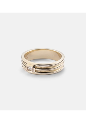 Stone and Strand 14kt gold ring with diamond