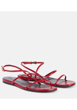 Khaite Loop leather sandals