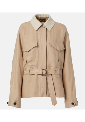 Loro Piana Dillon linen crepe jacket