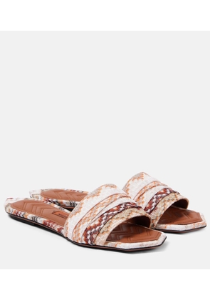 Missoni Gia raschel sandals