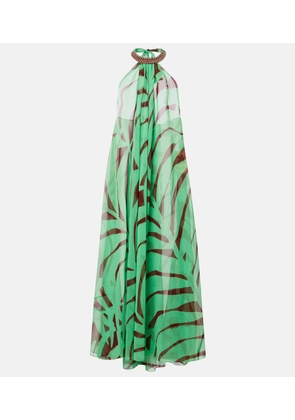 Johanna Ortiz Tactile Winds georgette maxi dress