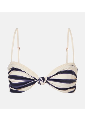 Johanna Ortiz Striped bikini top